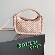 Bottega Veneta Mini Cobble Handbag In Cameo - 1