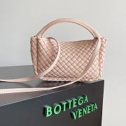 Bottega Veneta Mini Cobble Handbag In Cameo - 4