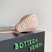 Bottega Veneta Mini Cobble Handbag In Cameo - 3