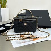 Chanel Long Vanity With Chain In Black - 1