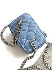 Chanel Mini Vanity With Chain In Denim - 6