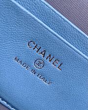 Chanel Long Vanity With Chain In Denim - 4