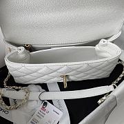 Chanel 21 Coco Handle Mini Size In White - 2