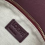 Loewe Puzzle bag in classic lambskin dark burgundy - 4