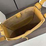 Loewe Slice bag in shiny calfskin yellow - 3