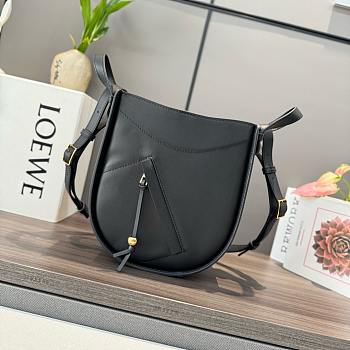 Loewe Slice bag in shiny calfskin black