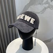 Loewe Hat In Dark Blue - 6