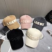 Loewe Hat In Dark Blue - 2