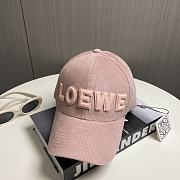 Loewe Hat In Pink - 2