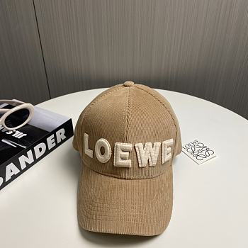 Loewe Hat In Dark Beige