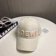 Loewe Hat In Milk White - 4