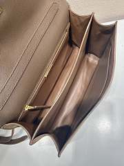 Prada Medium suede shoulder bag gold hardware cocoa brown - 6