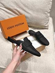 Louis Vuitton Capri Open Black Loafers Calfskin - 2