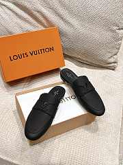 Louis Vuitton Capri Open Black Loafers Calfskin - 4