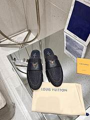 Louis Vuitton Capri Open Denim Loafers - 1