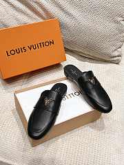 Louis Vuitton Capri Open Black Loafers Lambskin - 4