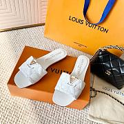 Louis Vuitton Frame Mule In White - 1