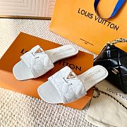 Louis Vuitton Frame Mule In White - 5