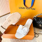 Louis Vuitton Frame Mule In White - 4