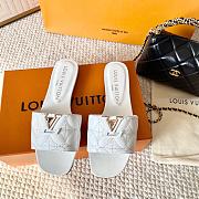 Louis Vuitton Frame Mule In White - 2