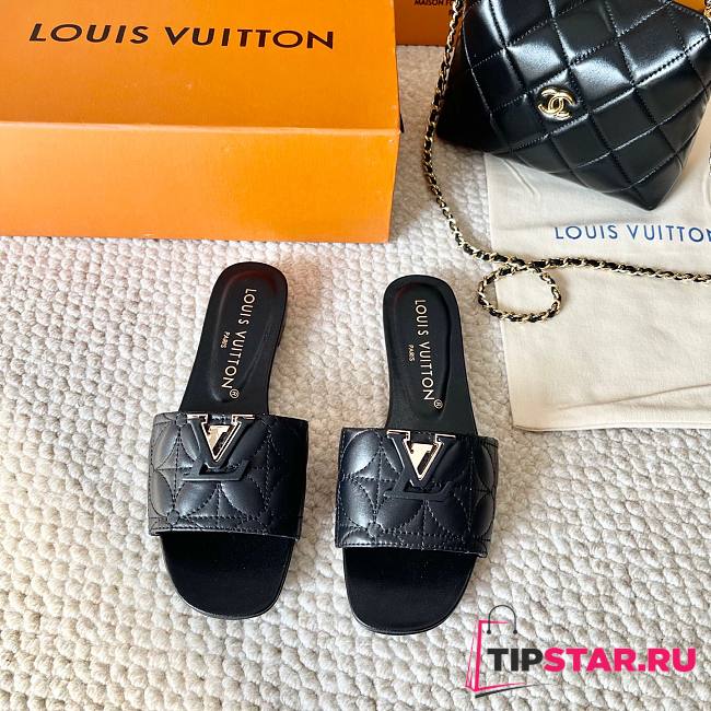 Louis Vuitton Frame Mule In Black - 1