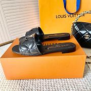 Louis Vuitton Frame Mule In Black - 5