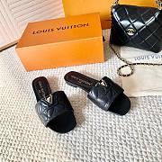 Louis Vuitton Frame Mule In Black - 2