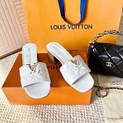 Louis Vuitton Frame Mule 4.5 cm In White - 1