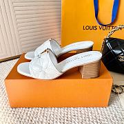 Louis Vuitton Frame Mule 4.5 cm In White - 5