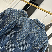 Louis Vuitton x Nigo Giant Damier Waves MNGM Denim Jacket - 4