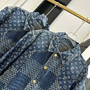 Louis Vuitton x Nigo Giant Damier Waves MNGM Denim Jacket - 2