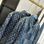 Louis Vuitton x Nigo Giant Damier Waves MNGM Denim Jacket - 3