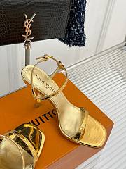 Louis Vuitton High Heels In Gold - 5