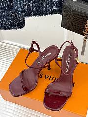 Louis Vuitton High Heels In Burgundy - 2