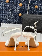 Louis Vuitton High Heels In White - 5