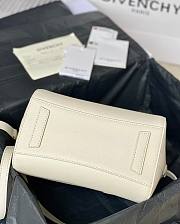 Givenchy Mini Antigona bag in Box leather white - 2