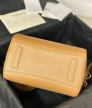 Givenchy Mini Antigona bag in Box leather brown - 6