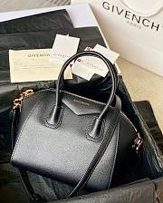 Givenchy Mini Antigona bag in Box leather black - 1