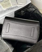 Givenchy Mini Antigona bag in Box leather dark blue - 5