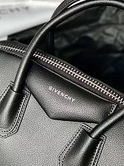 Givenchy Mini Antigona bag in Box leather dark blue - 2