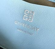 Givenchy Small 4G Liquid bag in quilted leather blue - 2