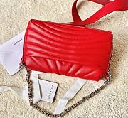 Givenchy Small 4G Liquid bag in quilted leather red - 5