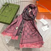 Gucci GG jacquard knitted scarf 02 - 1