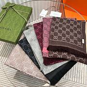 Gucci GG jacquard knitted scarf 01 - 5