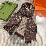 Gucci GG jacquard knitted scarf 01 - 2