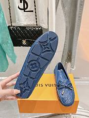 Louis Vuitton Driver Mocassin Shoes Dark Blue - 2