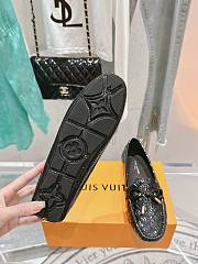 Louis Vuitton Driver Mocassin Shoes Shiny Black - 2