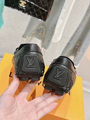 Louis Vuitton Driver Mocassin Shoes Black - 6