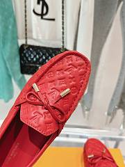 Louis Vuitton Driver Mocassin Shoes Red - 2