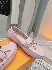 Louis Vuitton Driver Mocassin Shoes Pink - 6